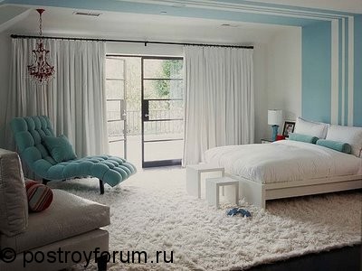 Дизайн спальни хайтек